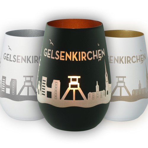 Windlicht skyline - windlicht,