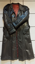 Ledermantel Gr 46 vintage grau wie neu vintage retro Trench style