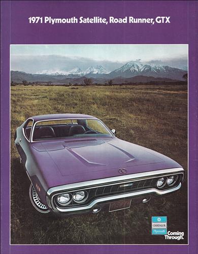 1971 plymouth satellite road - 1971,