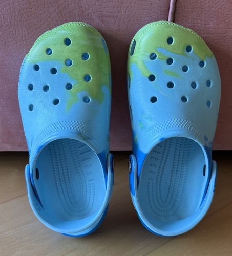 Crocs classic hellblau grün - /,