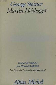 Martin heidegger von steiner - von,