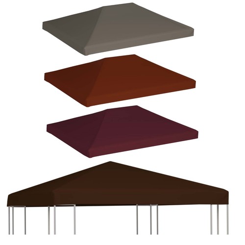 3x3m 3x4m garten pavillondach - 3x3m,