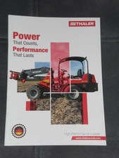 THALER Hoflader, Lader, Teleskoplader Prospekt ( 25415 )