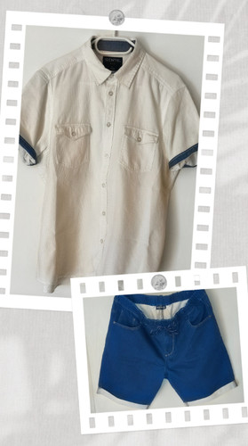 Jeans shorts blau - jeans-shorts-blau, /