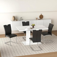 Schwingstuhl 4er Set Jean Freischwinger Esszimmerstühle HTI-Living