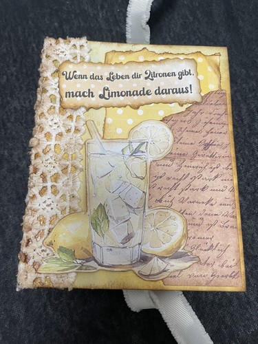 Notizbuch scrapbook vintage - ,