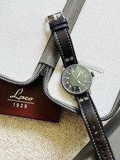 Laco Mühlheim an der Ruhr Handaufzug Fliegeruhr 39mm