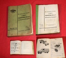 Ersatzteilliste Hanomag L 28