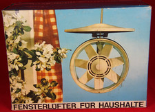 DDR Fensterlüfter VEM Ventilator Drehzahlregler Lüfter Wandlüfter OVP Vintage