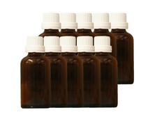 Braunglasflasche Tropfeinsatz