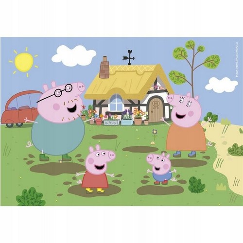 Peppa pig puzzle teile - puzzle, 30