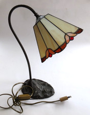 VINTAGE BUNTGLAS TISCHLAMPE