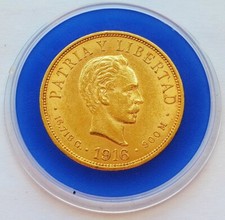 Pesos 1916 gold - gold,