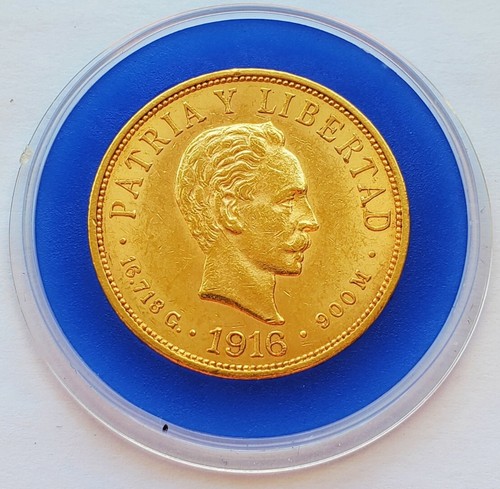 Pesos 1916 gold - 10,