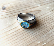 Sterling Silver Ring Partially