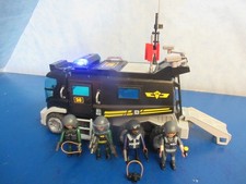ANGEBOT 9360 SEK Truck Polizei Blaulicht Sirene Figur z 5176 6872 PLaymobil 7397
