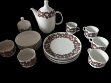 Kaffeeservice 20-teilig- Cordial Plus braun Studio Line Rosenthal Wolf Karnagel