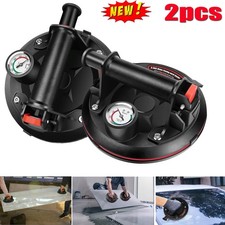 8'' 400KG Saugheber Vakuumheber Saugnapf Hebefenster Glassauger Gas Fliesen DHL