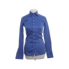 Umani, Hemd, Größe: S, Blau, Baumwolle/Elasthan, Einfarbig, Damen #fCn