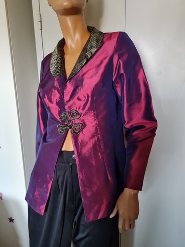 Edle satin jacke - edle,