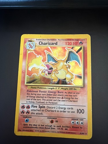 Pokémon charizard 102 holo - pokémon,