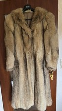 Eleganter Echtpelz Mantel lang