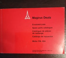 Ersatzteilliste Magirus Deutz Motor F8L914