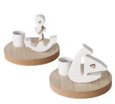 2 Stk Kerzenhalter Anker Boot