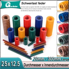 Schimmel Druckfeder Schwere Belastung Kompressionsfeder Außendurchmesser 25 mm