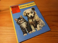 Altes Antikes Kinderbuch Neues Tierstimmen Bilderbuch Unsere Haustiere D.B.P