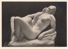 Postkarte Erotik, HDK 417  Leda mit dem Schwan