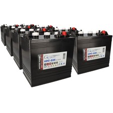 8x 6DC-225 6V 225Ah Deep Cycle Traktionsbatterie