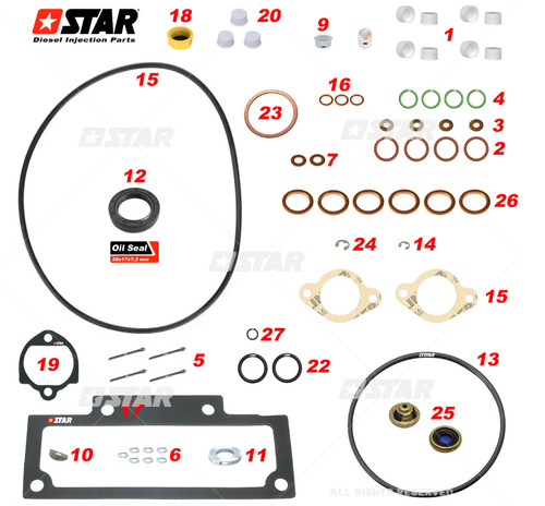 Reparatursatz einspritzpumpe - reparatursatz,