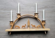 Schwibbogen Holz Mit 4 Wachskerzen gebraucht 