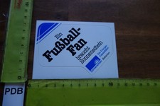 Alter Aufkleber Auto Werkstatt Zubehör Batterien SONNENSCHEIN Spruch Fußball