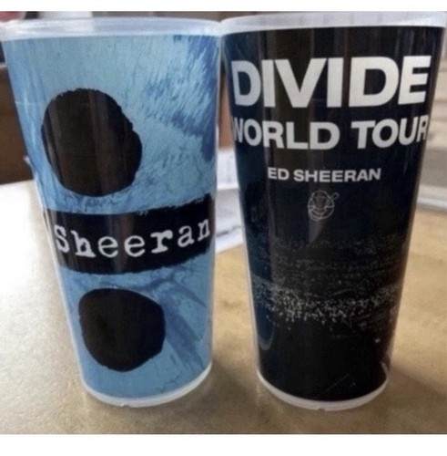 Sheeran konzertbecher 2 - ed,