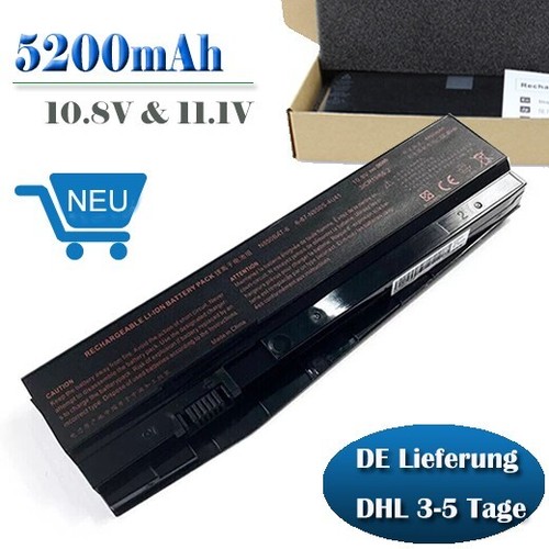 N850bat laptop akku - n850bat-6, für