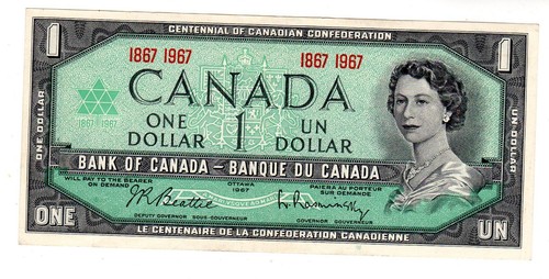 Kanada banknote dollar 1967 - 1,