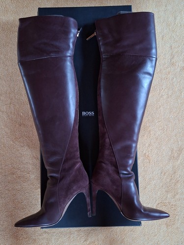 Overknee stiefel echt leder - overknee,