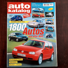 Auto Katalog Modelljahr 1998