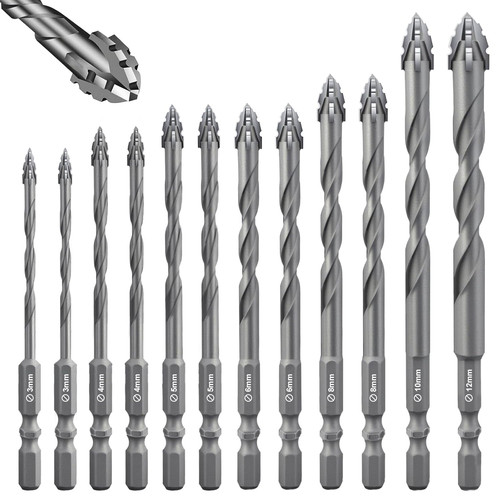 Exzenterbohrer set tlg - exzenterbohrer, 12-tlg