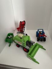 Playmobil Bauernhof Tiere Sammlung Autos Mähdrescher 