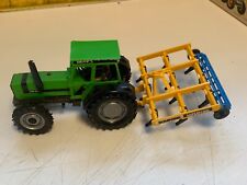 BRITAINS.1:32.FARM.DEUTZ DX110 TRAKTOR & BOMFORD SUPERFLOW GRUBBERBRECHER