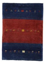 Teppich Gabbeh Handgeknüpft Perserteppich Orientteppich Tappeto Carpet 120x87cm