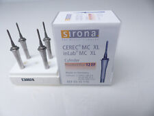 4x Sirona Cerec MC XL inLab Cylinder Pointed Bur 12 EF Dental Schleifer NEU #8
