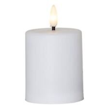 LED Kerze außen weiß