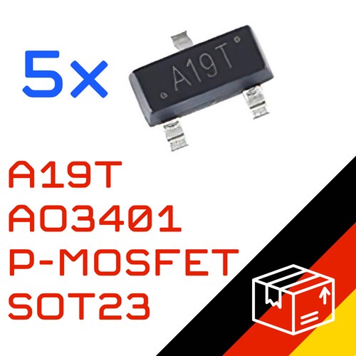 Stück a19t ao3401 p mosfet - a19t,