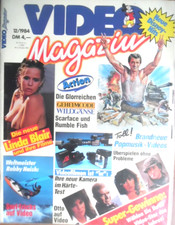 VIDEO MAGAZIN 12-1984 Linda Blair Stars Agenten/Spione GWENDOLINE Michael Caine