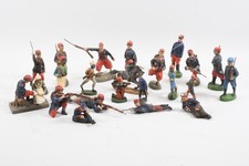 Q40U25- Antike Elastolin Figuren orientalische Kämpfer Soldaten 1.WK 