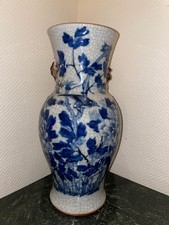 Große Porzellanvase- Blau/Weiß